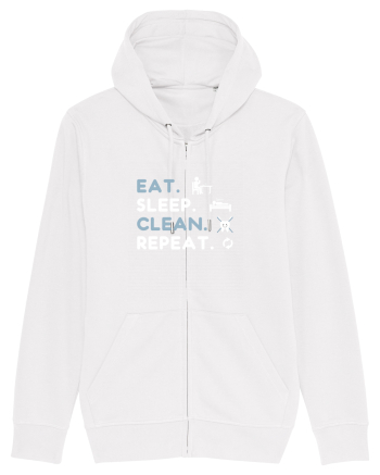 EAT SLEEP CLEAN White