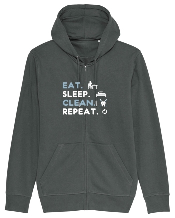 EAT SLEEP CLEAN Anthracite