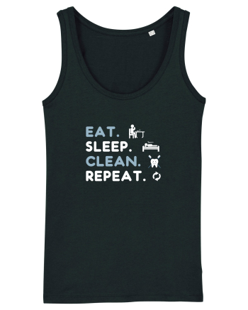 EAT SLEEP CLEAN Black