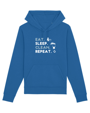 EAT SLEEP CLEAN Royal Blue