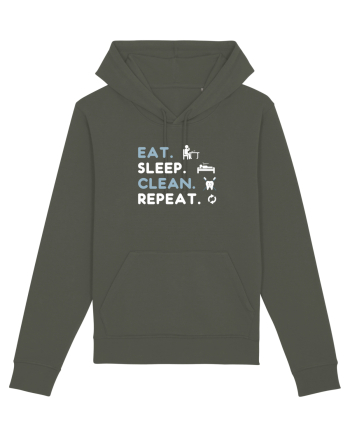 EAT SLEEP CLEAN Khaki