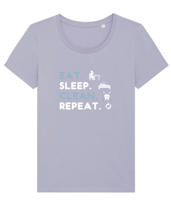 EAT SLEEP CLEAN Lavender