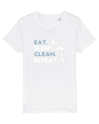 EAT SLEEP CLEAN White