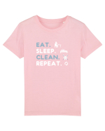 EAT SLEEP CLEAN Tricou mânecă scurtă  Copii Mini Creator