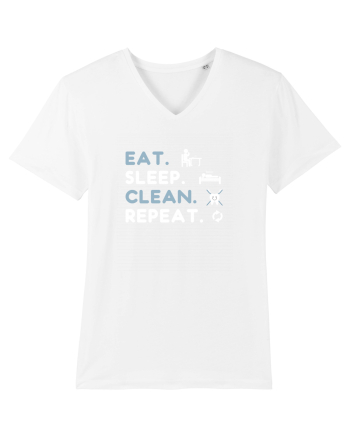 EAT SLEEP CLEAN White