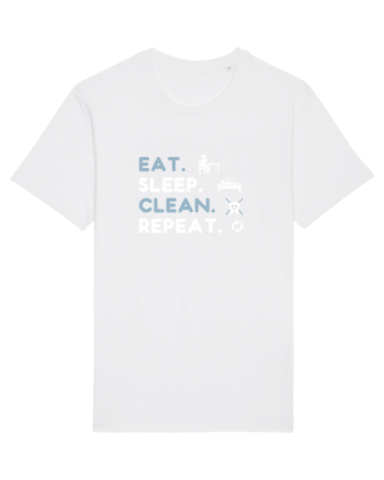 EAT SLEEP CLEAN White