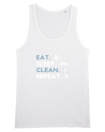 EAT SLEEP CLEAN White
