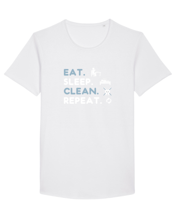 EAT SLEEP CLEAN White