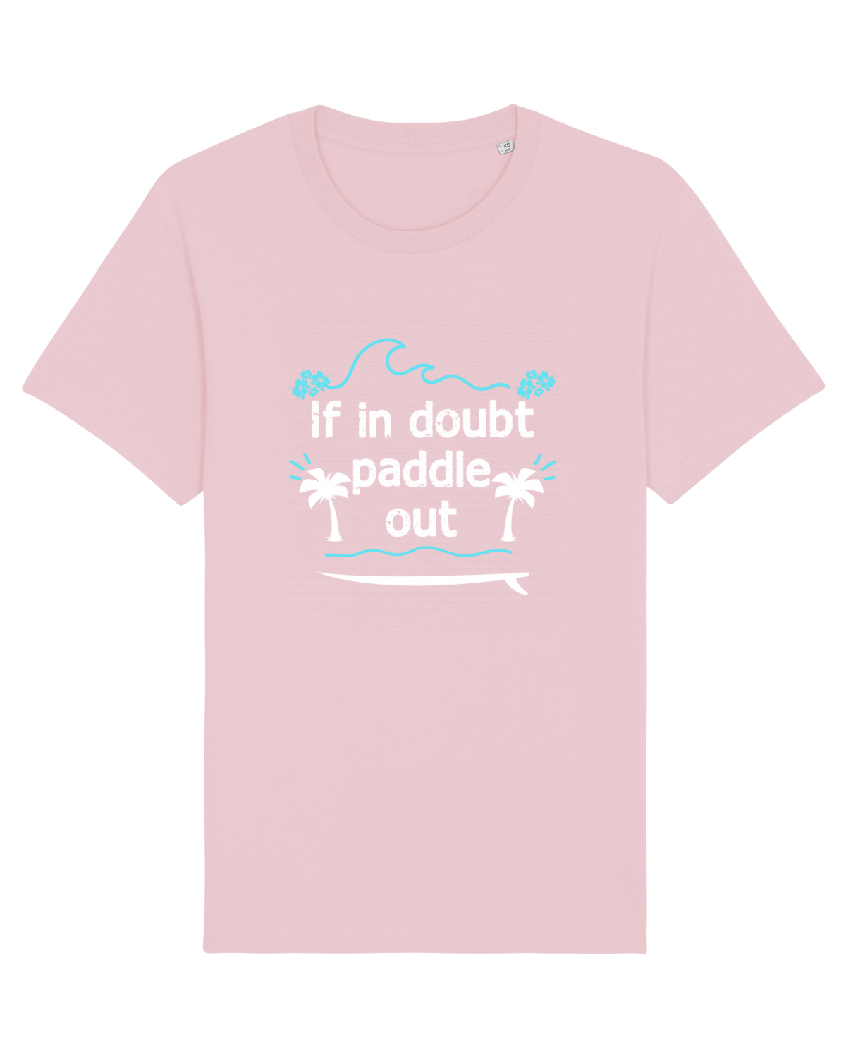 Tricou mânecă scurtă Unisex Rocker Cotton Pink