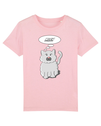 Pisica gri cu nasul roz serioasă Meaw Cotton Pink
