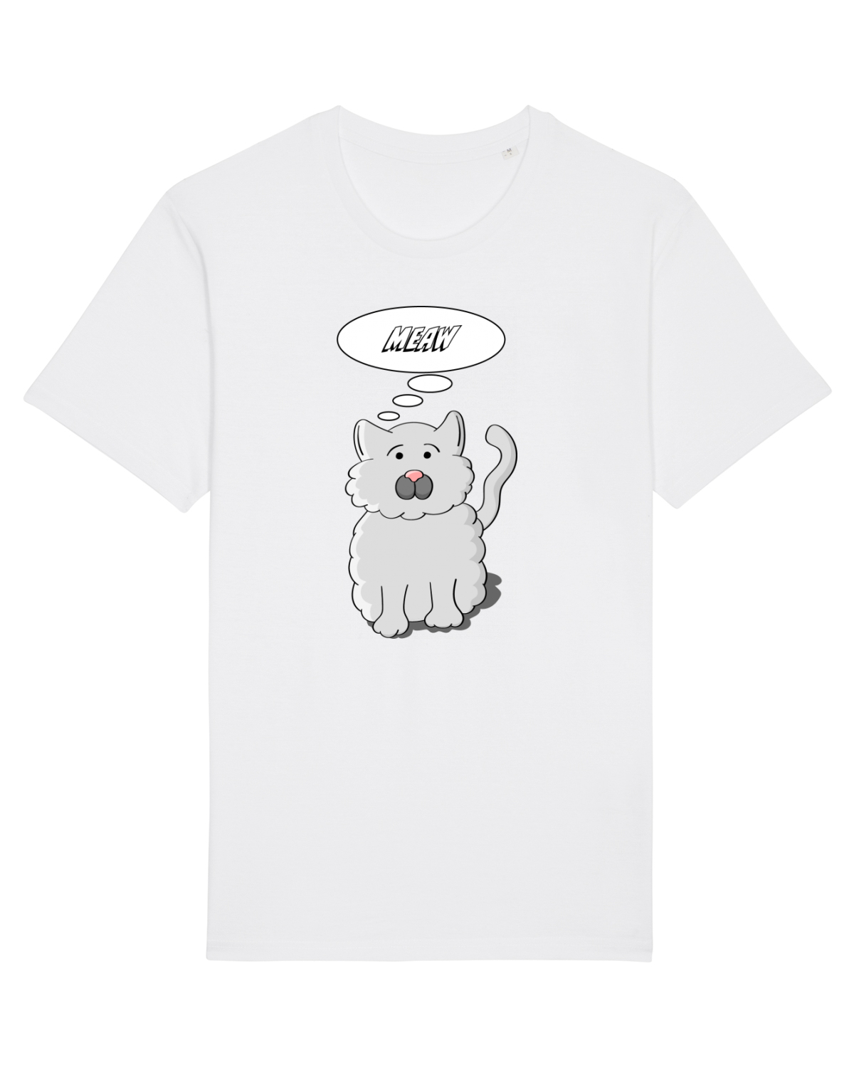 Tricou mânecă scurtă Unisex Rocker White