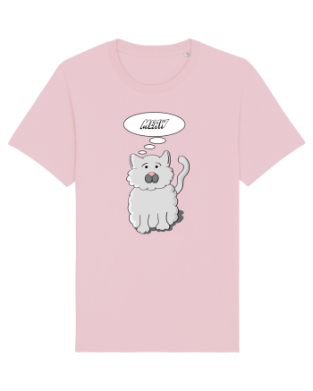 Pisica gri cu nasul roz serioasă Meaw Cotton Pink