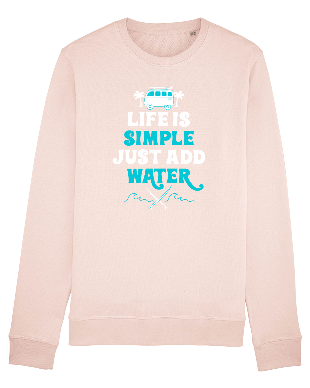 Bluză mânecă lungă Unisex Rise Candy Pink
