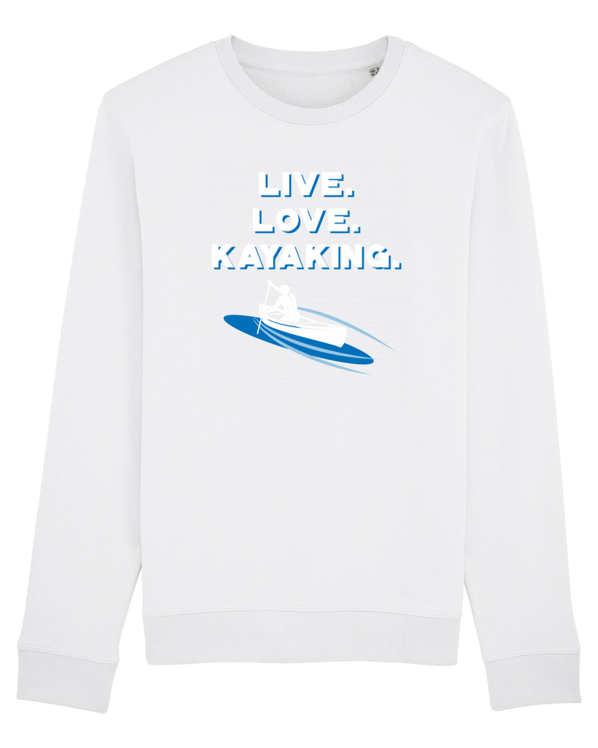Bluză mânecă lungă Unisex Rise White