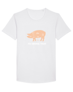 Porc Tricou mânecă scurtă guler larg Bărbat Skater