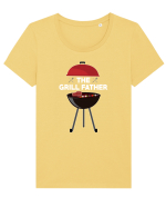GRILL FATHER Tricou mânecă scurtă guler larg fitted Damă Expresser