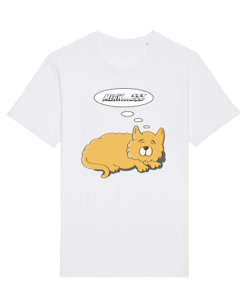 Pisica somnorasă Meaw... zzz White