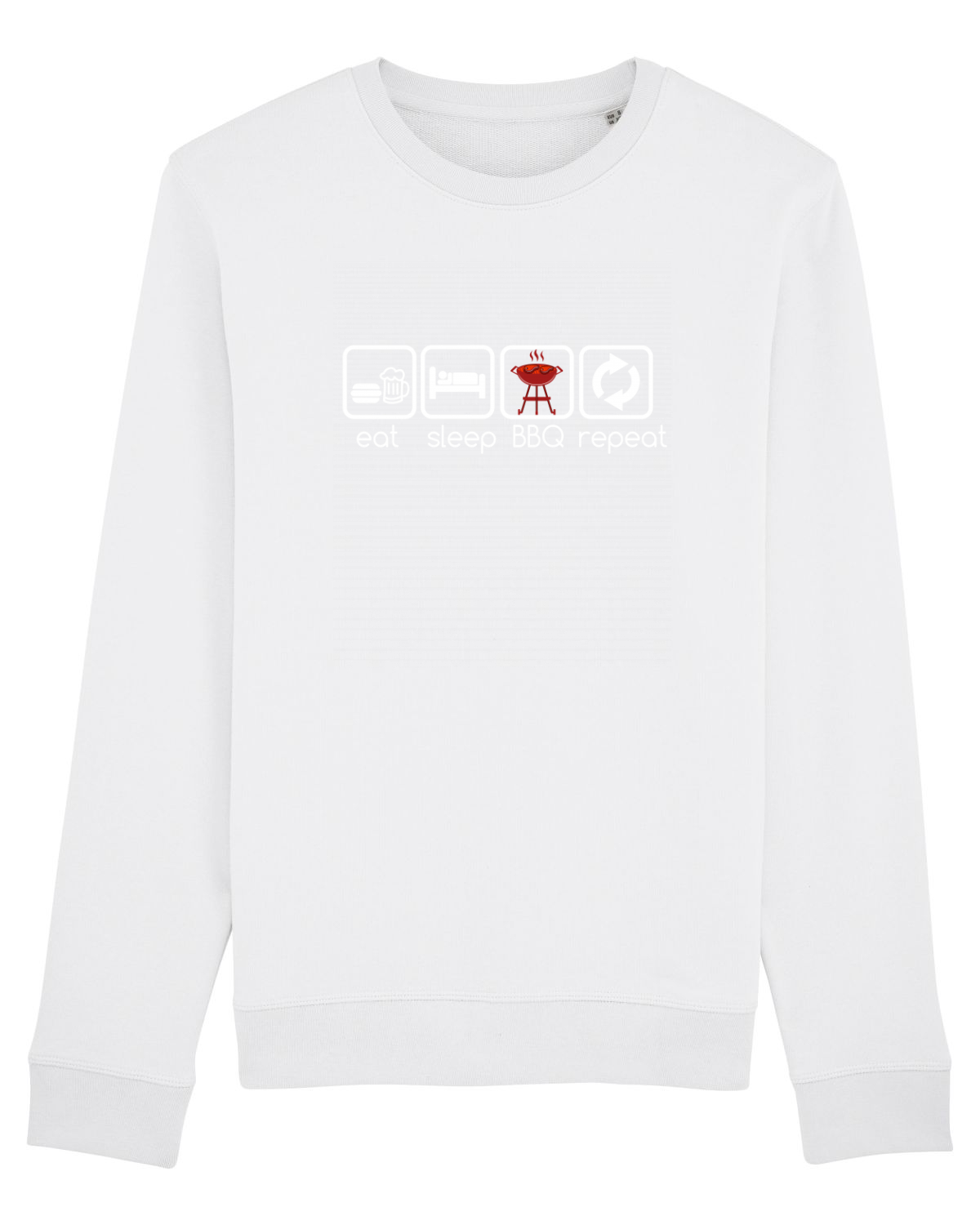 Bluză mânecă lungă Unisex Rise White