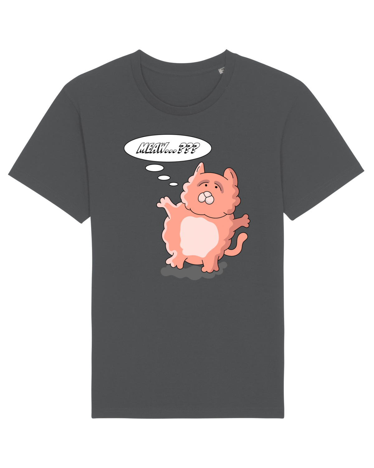 Tricou mânecă scurtă Unisex Rocker Anthracite