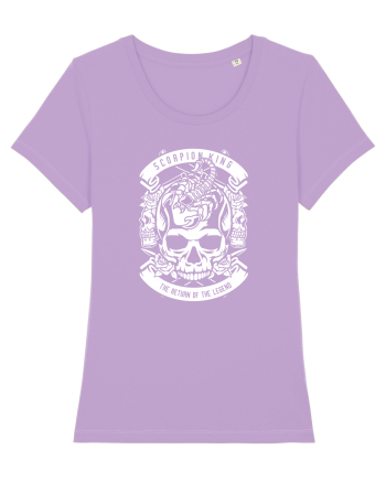 Scorpion King Skull White Lavender Dawn