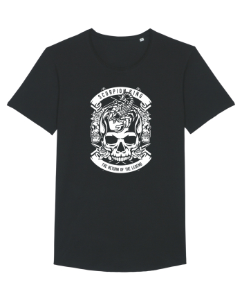 Scorpion King Skull White Black