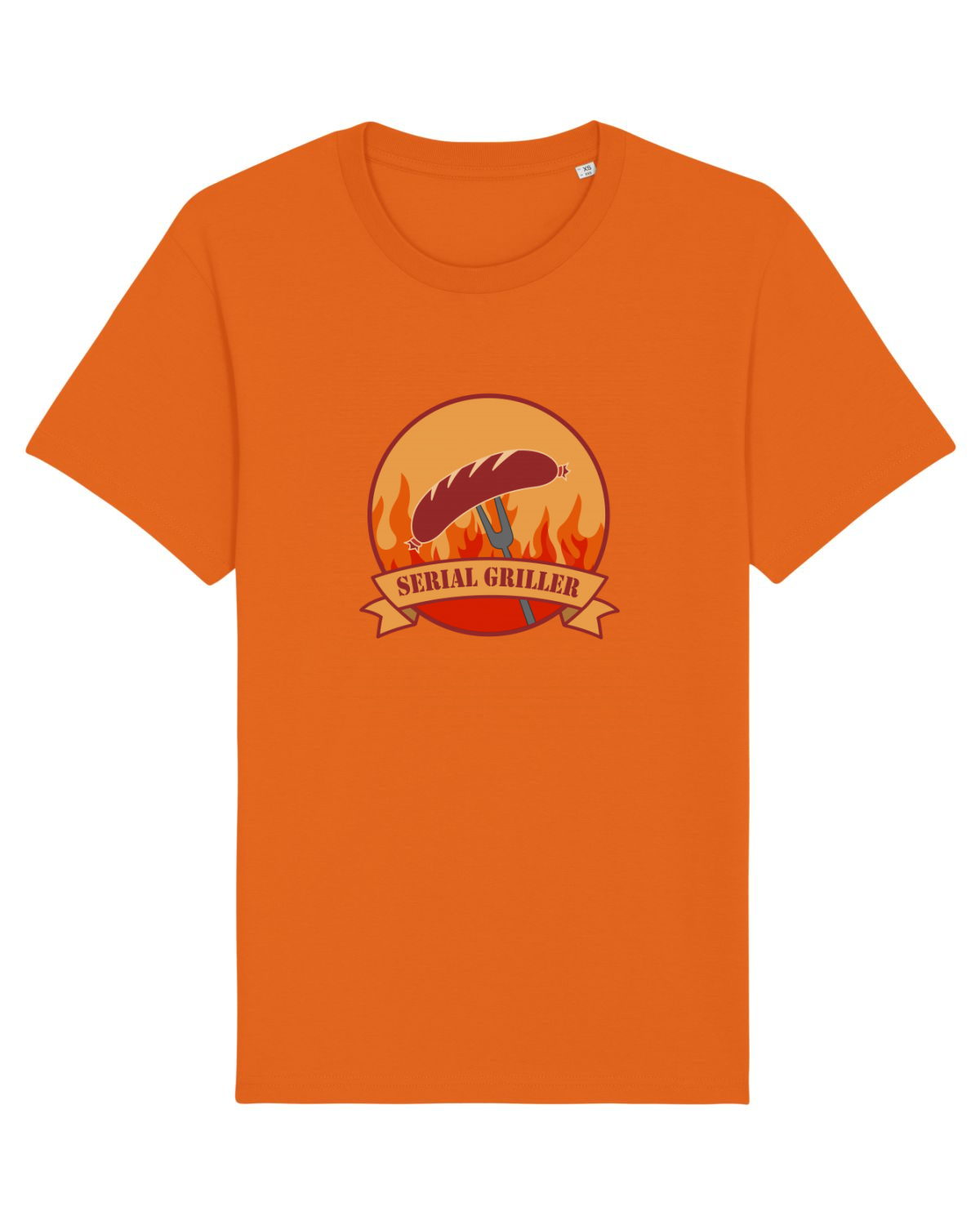 Tricou mânecă scurtă Unisex Rocker Bright Orange