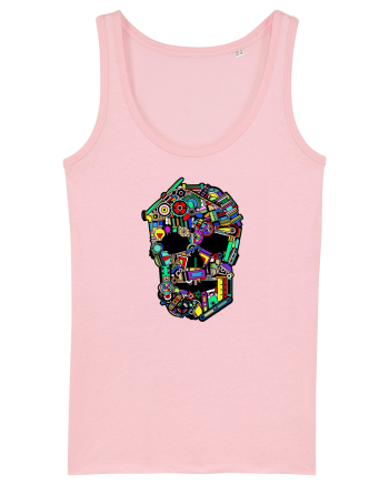 Craniu colorat - Fii unic Cotton Pink