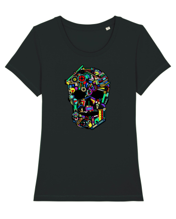 Craniu colorat - Fii unic Black