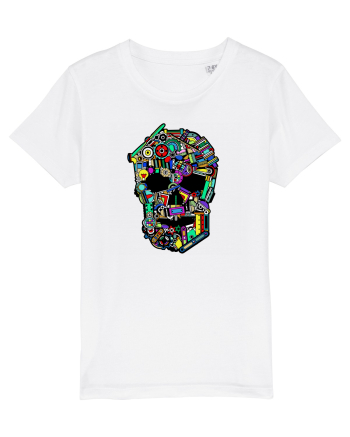 Craniu colorat - Fii unic White