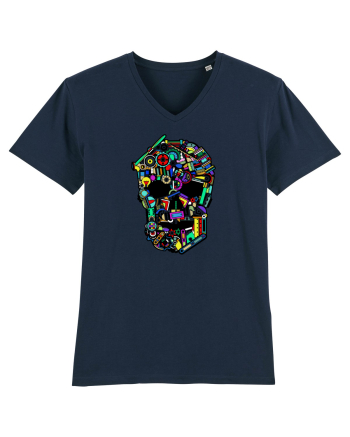 Craniu colorat - Fii unic French Navy