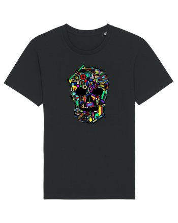Craniu colorat - Fii unic Black