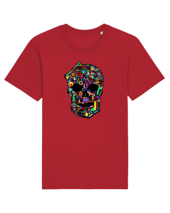 Craniu colorat - Fii unic Red