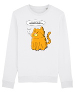Pisica portocalie Meawwww... Bluză mânecă lungă Unisex Rise