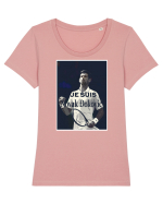 novak dokovic Tricou mânecă scurtă guler larg fitted Damă Expresser