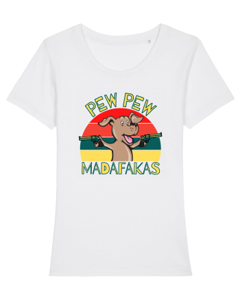 Pew Pew Dog White