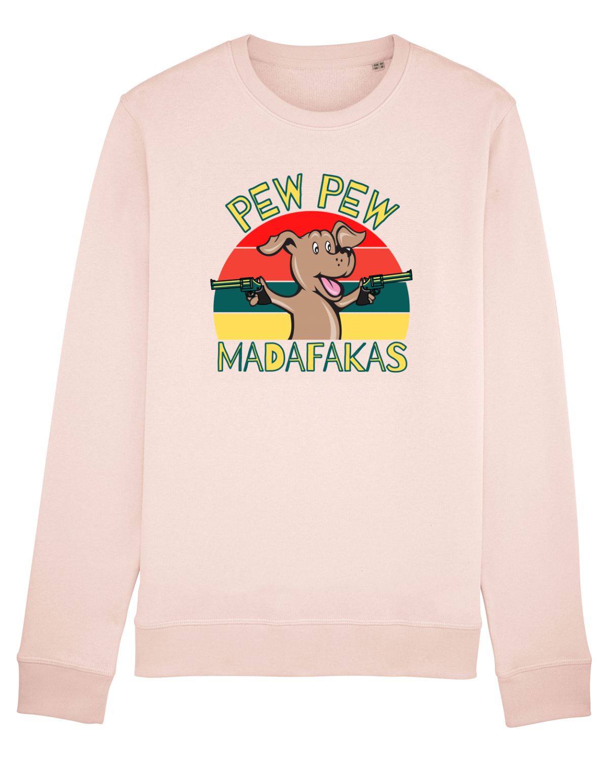 Bluză mânecă lungă Unisex Rise Candy Pink