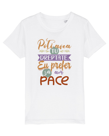 Prefer să am pace White