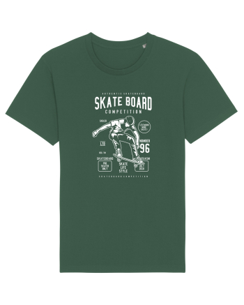 Skateboard Competion White Bottle Green