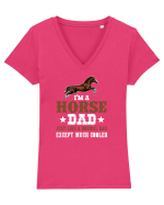 HORSE Tricou mânecă scurtă guler V Damă Evoker