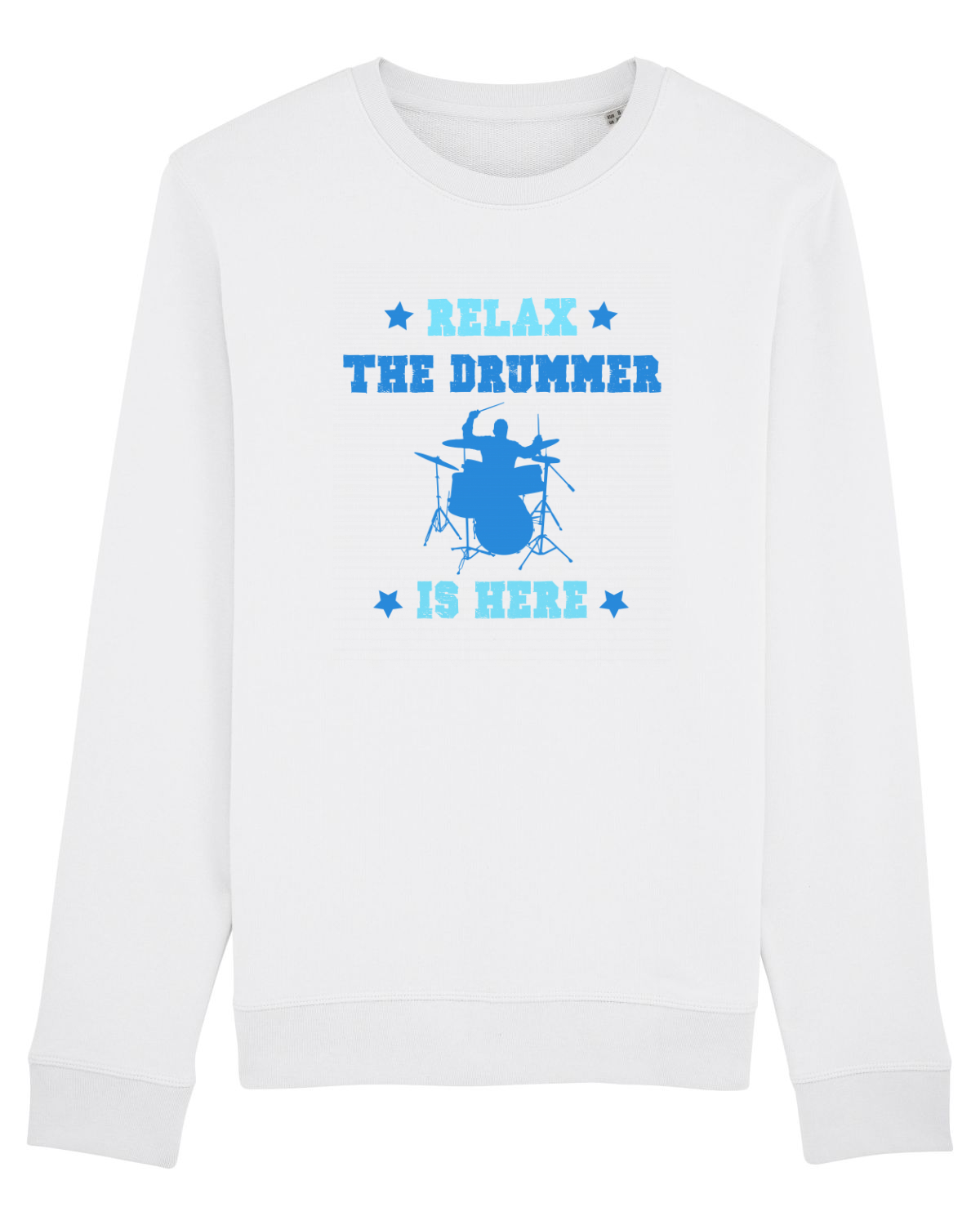 Bluză mânecă lungă Unisex Rise White