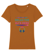 DJ Tricou mânecă scurtă guler larg fitted Damă Expresser