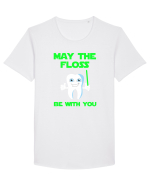 FLOSS TEETH Tricou mânecă scurtă guler larg Bărbat Skater