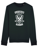 Skateboard Rebellion White Bluză mânecă lungă Unisex Rise