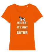 SAINT BERNARD Tricou mânecă scurtă guler larg fitted Damă Expresser