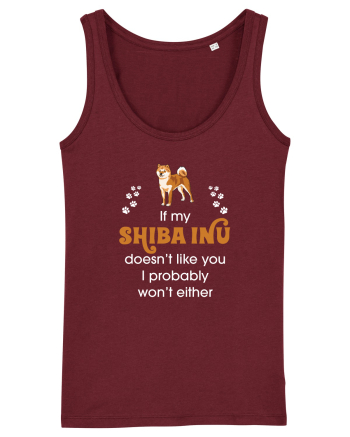 SHIBA INU Burgundy