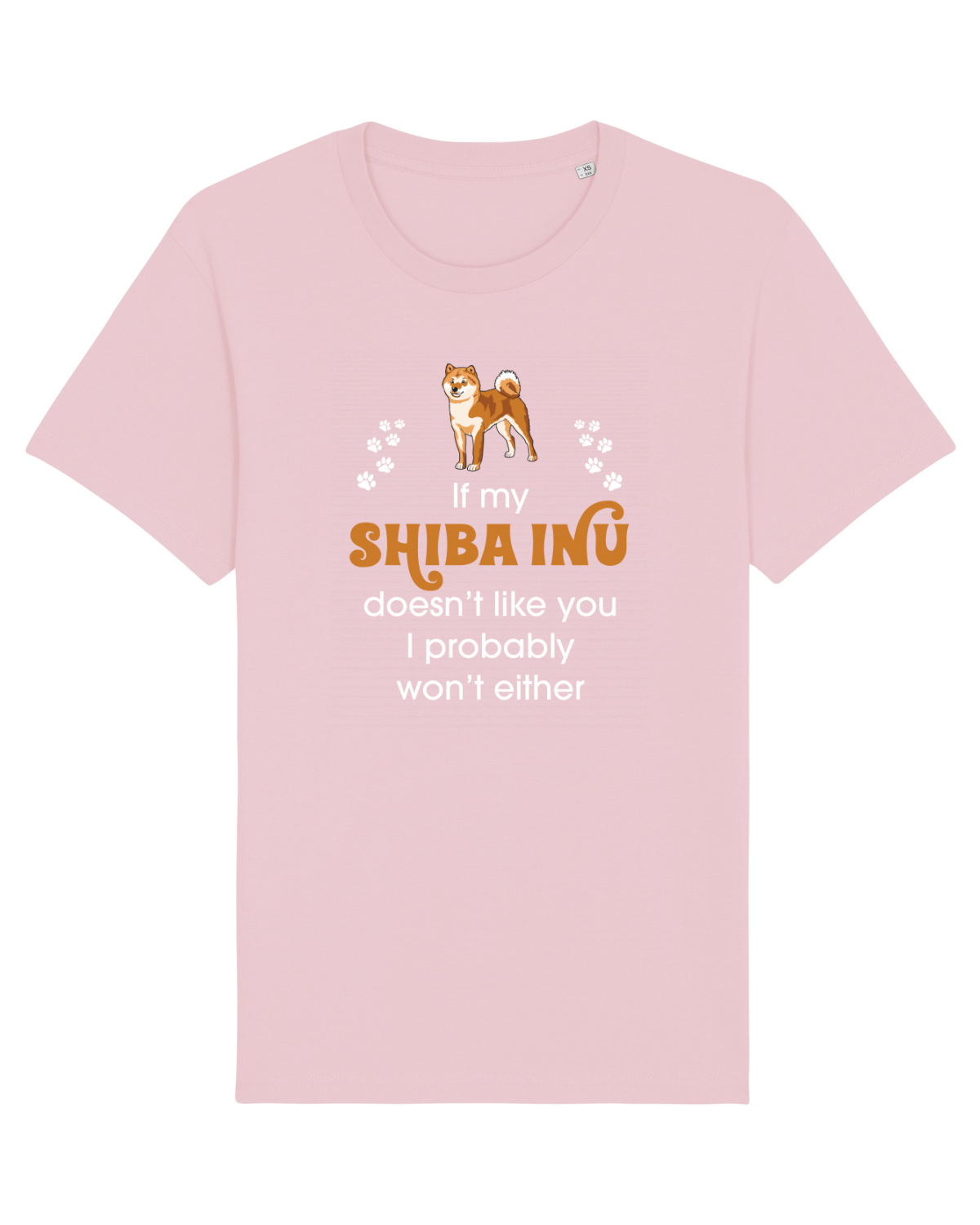 Tricou mânecă scurtă Unisex Rocker Cotton Pink