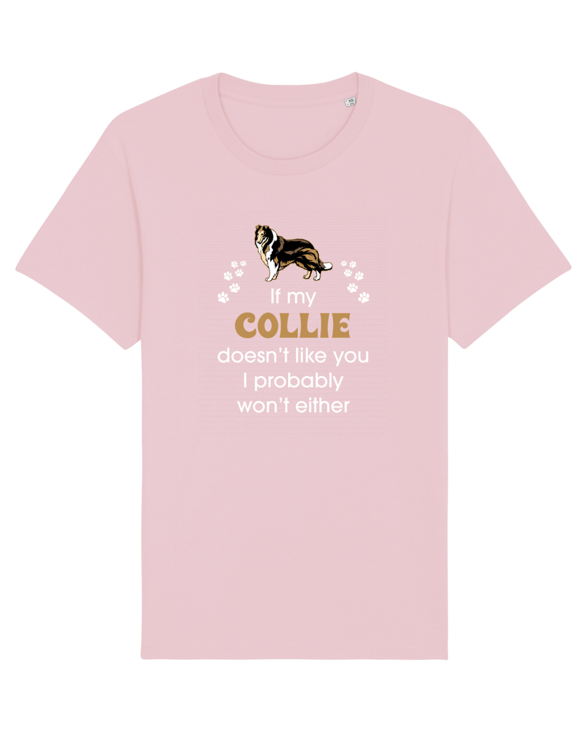 Tricou mânecă scurtă Unisex Rocker Cotton Pink