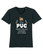 PUG Tricou mânecă scurtă guler V Bărbat Presenter