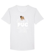 PUG Tricou mânecă scurtă guler larg Bărbat Skater