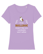 BULLDOG Tricou mânecă scurtă guler larg fitted Damă Expresser